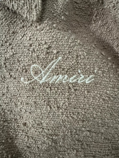 Rare Amiri Bone Baseball Jacket in Khaki