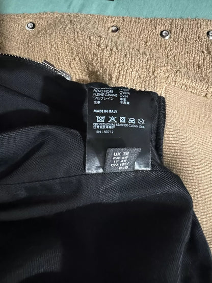 Rare Amiri Bone Baseball Jacket in Khaki