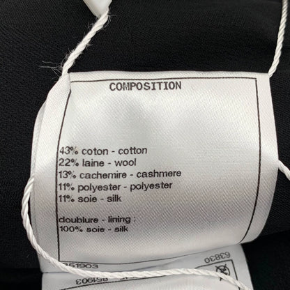 Chanel Red and Black Knit Jacket