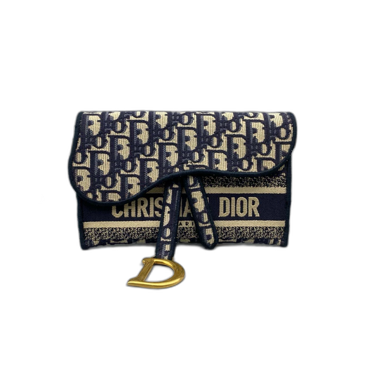 Dior Embroidered Saddle Crossbody Bag