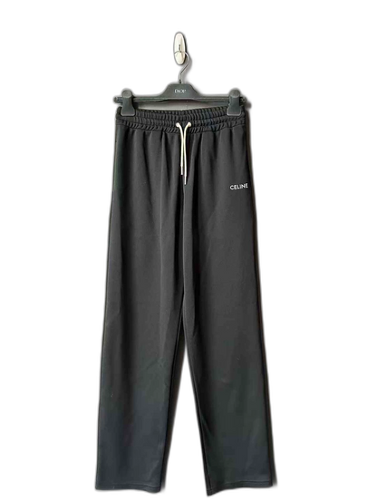 Celine Embroidered Logo Sweatpants