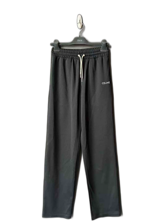 Celine Embroidered Logo Sweatpants