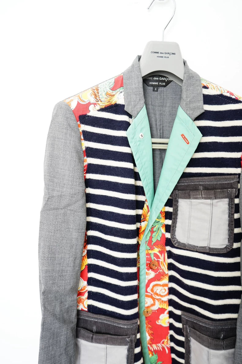 Comme des Garcons Phoenix Patchwork Blazer