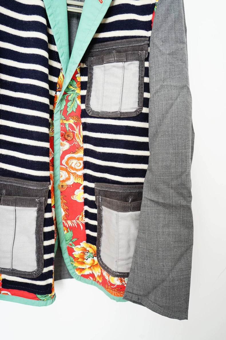 Comme des Garcons Phoenix Patchwork Blazer