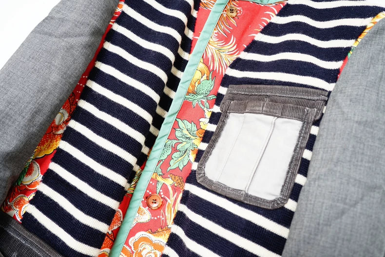 Comme des Garcons Phoenix Patchwork Blazer