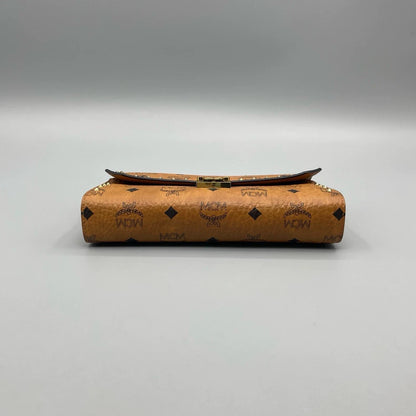 MCM Classic Cognac Color Chain Crossbody Bag