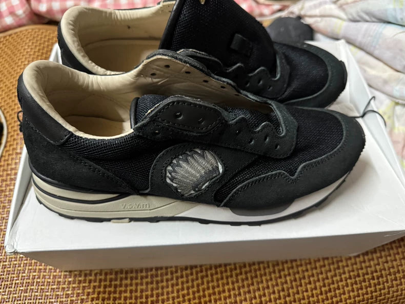 Visvim Roland Jogger Sneakers in Black