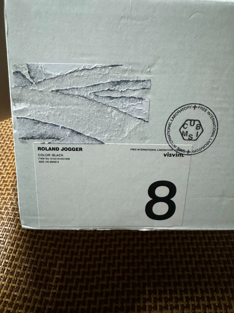 Visvim Roland Jogger Sneakers in Black