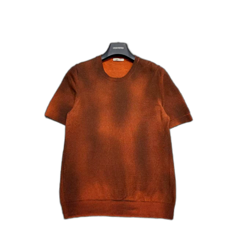 Bottega Veneta Tie-Dye Cashmere Knit Top-zp