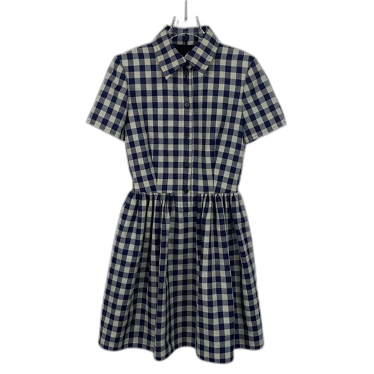 Dior Colorful Check Short Sleeve Dress