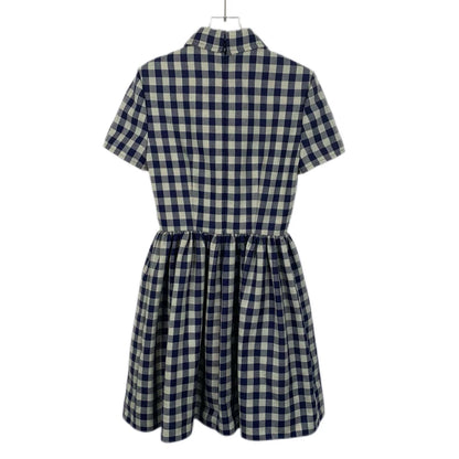 Dior Colorful Check Short Sleeve Dress