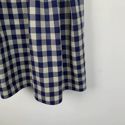 Dior Colorful Check Short Sleeve Dress