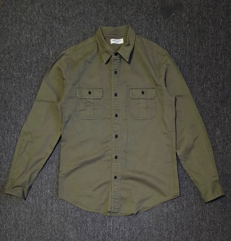 Saint Laurent Long Sleeve Button Up Shirt-yf