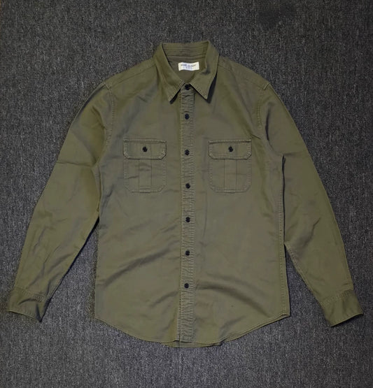 Saint Laurent Long Sleeve Button Up Shirt-yf