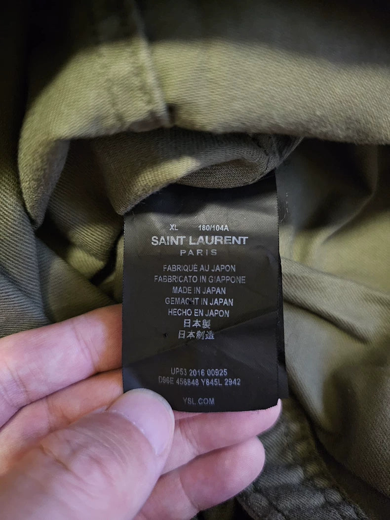 Saint Laurent Long Sleeve Button Up Shirt-yf