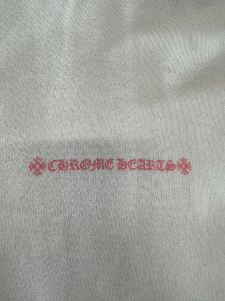 Chrome Hearts White Photo Print Hoodie-yf