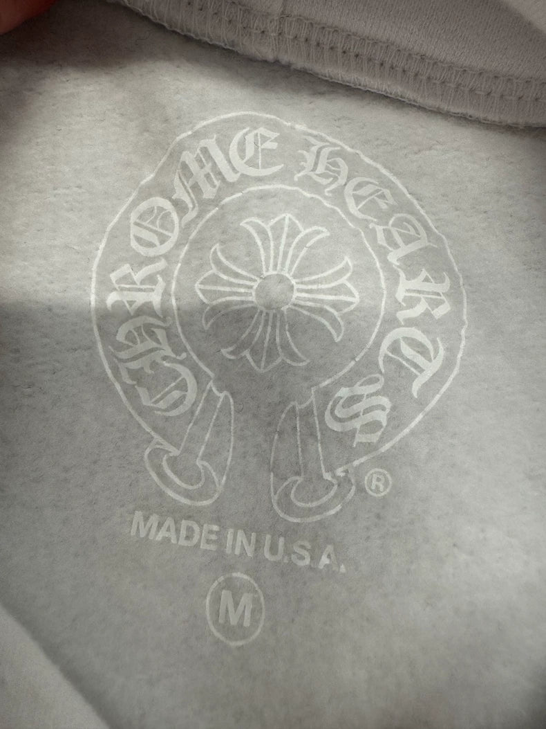 Chrome Hearts White Photo Print Hoodie-yf