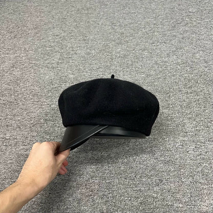 Dior Wool and Leather Beret Hat