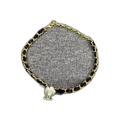 Chanel 20A Camellia Choker Necklace