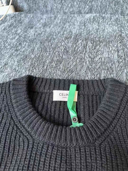 Celine Sweater in Black with Logo