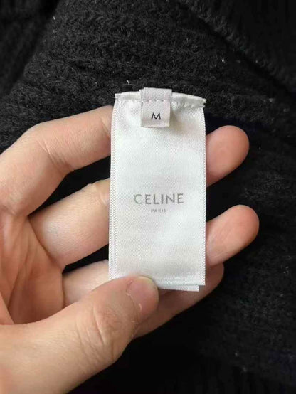 Celine Sweater in Black with Logo