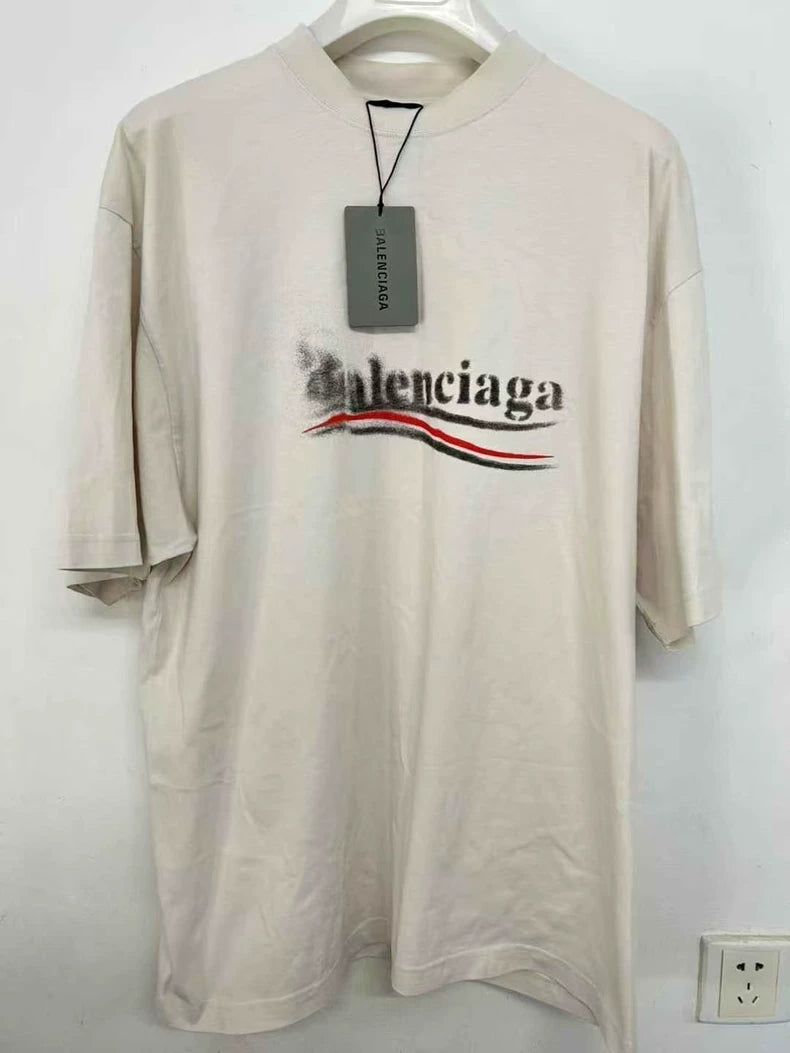 Balenciaga Blur Coke Short Sleeve Tee-yf