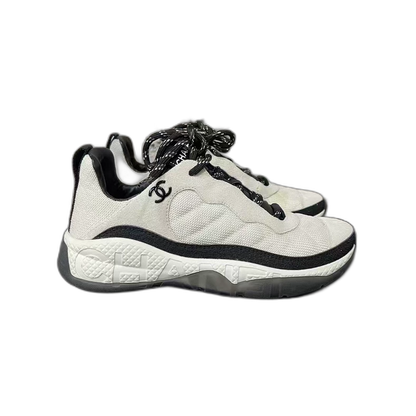 Chanel Black and White Sneakers for Men