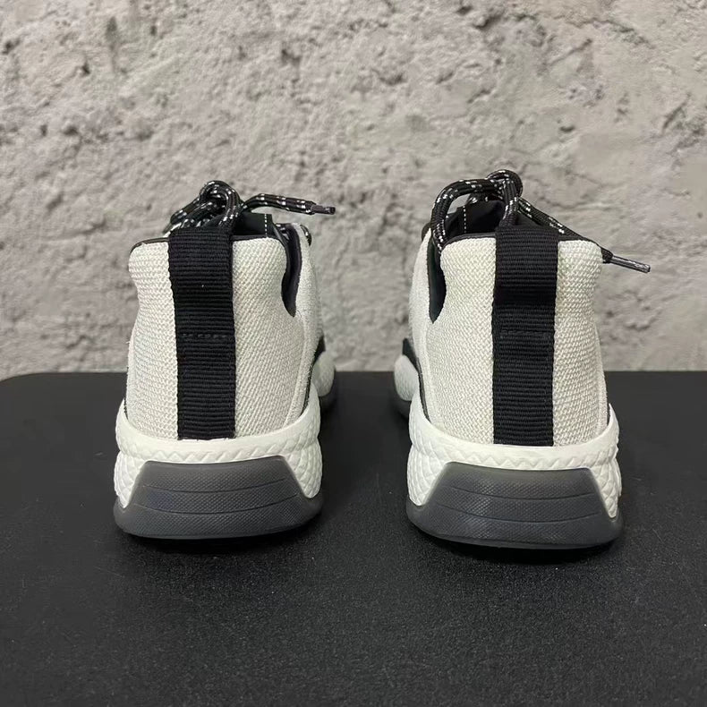 Chanel Black and White Sneakers for Men