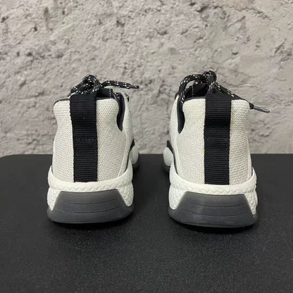 Chanel Black and White Sneakers for Men