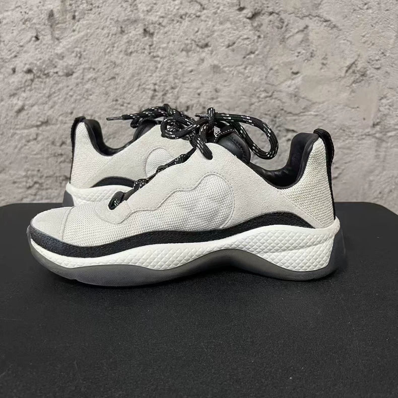 Chanel Black and White Sneakers for Men