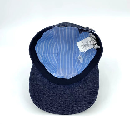 Hermes Logo Embroidered Cotton Baseball Cap