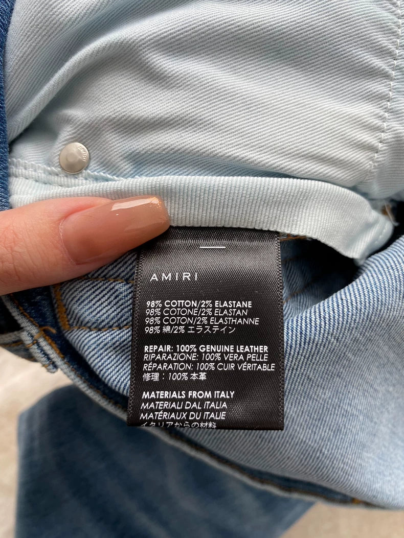 Amiri Washed Blue MX1 Denim Pants