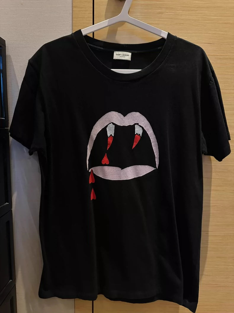 Saint Laurent Vampire Graphic T-Shirt