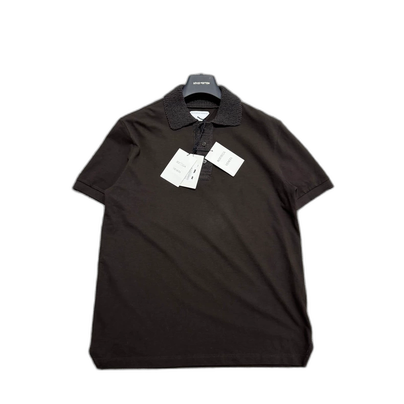Bottega Veneta Solid Color Polo Shirt-zp