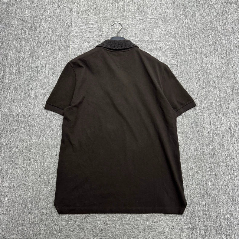 Bottega Veneta Solid Color Polo Shirt-zp