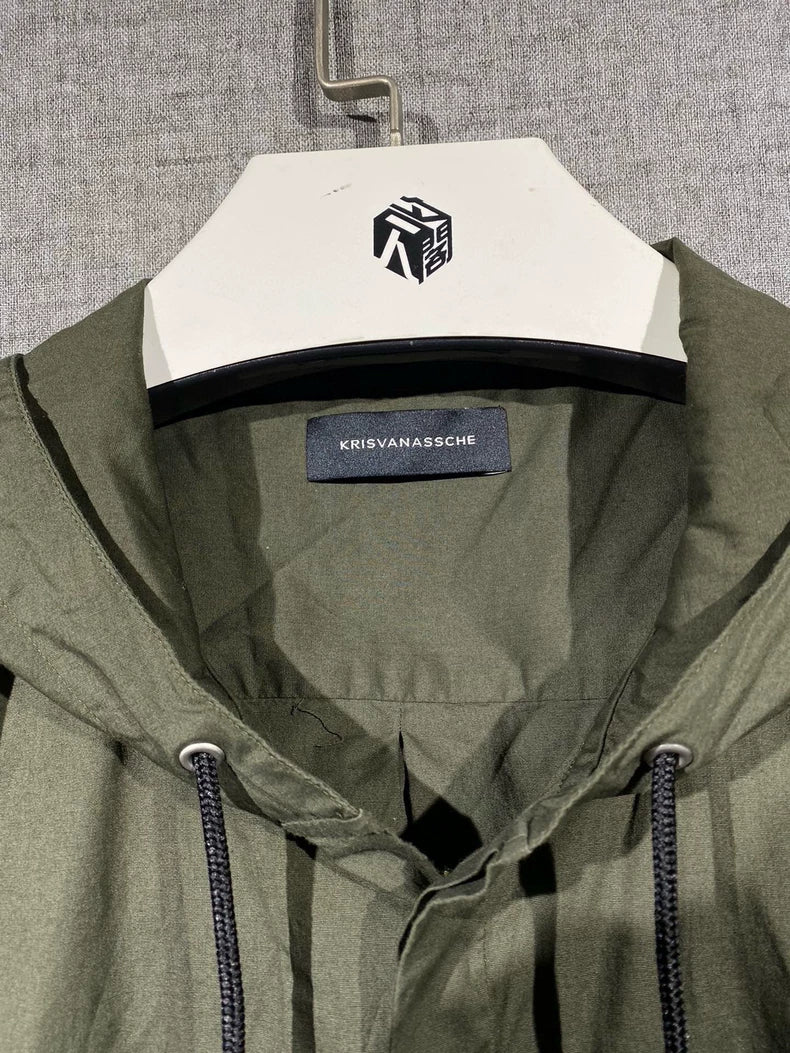 Kris Van Assche Hooded Button-Up Shirt
