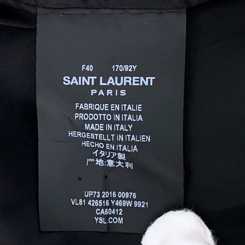 Saint Laurent Color Block Zip Jacket