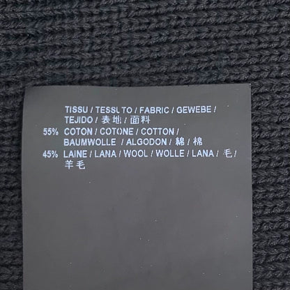 Saint Laurent Black Logo Knit Sweater