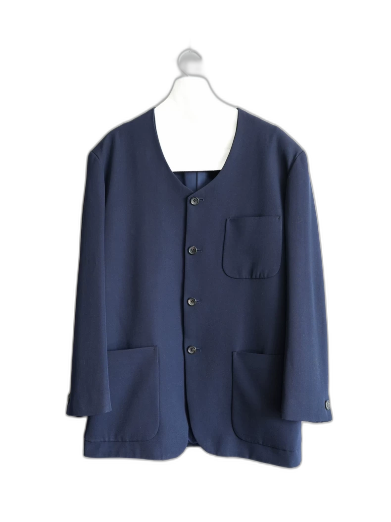Yohji Yamamoto Navy Wool Jacket