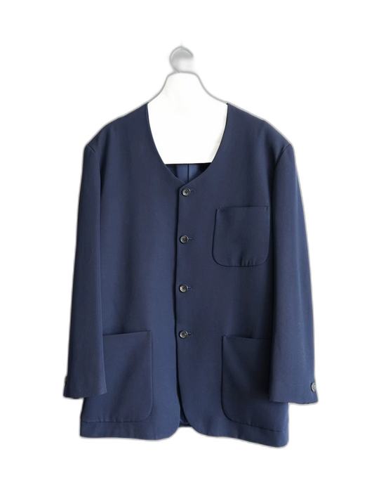 Yohji Yamamoto Navy Wool Jacket
