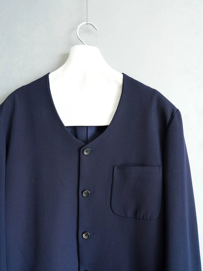 Yohji Yamamoto Navy Wool Jacket
