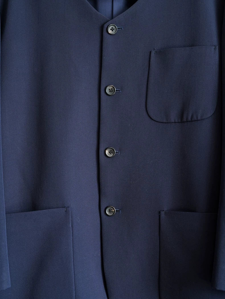 Yohji Yamamoto Navy Wool Jacket