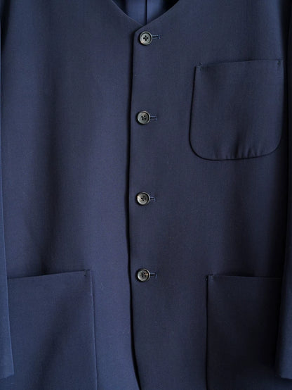 Yohji Yamamoto Navy Wool Jacket