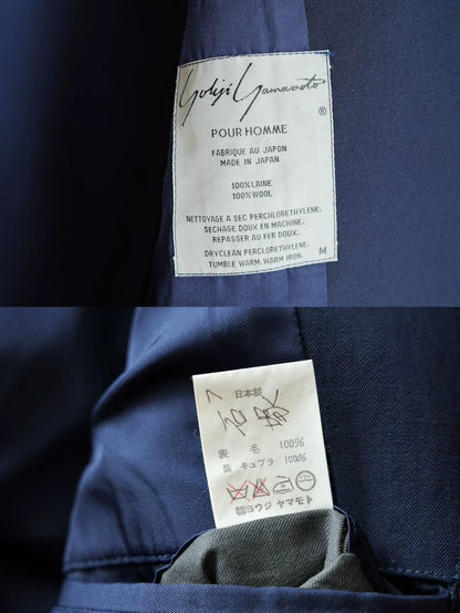 Yohji Yamamoto Navy Wool Jacket