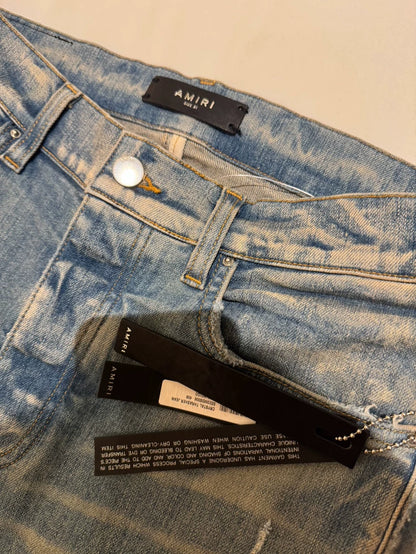 Amiri Pink Diamond Denim Jeans Size 31
