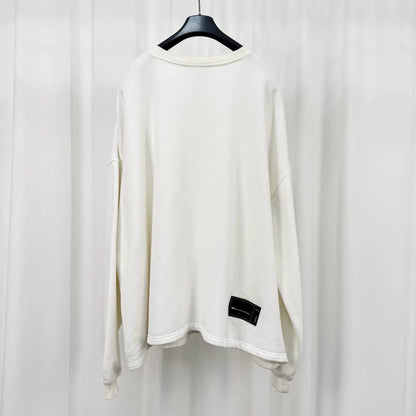 We11done Printed Letter Sweatshirt-yf