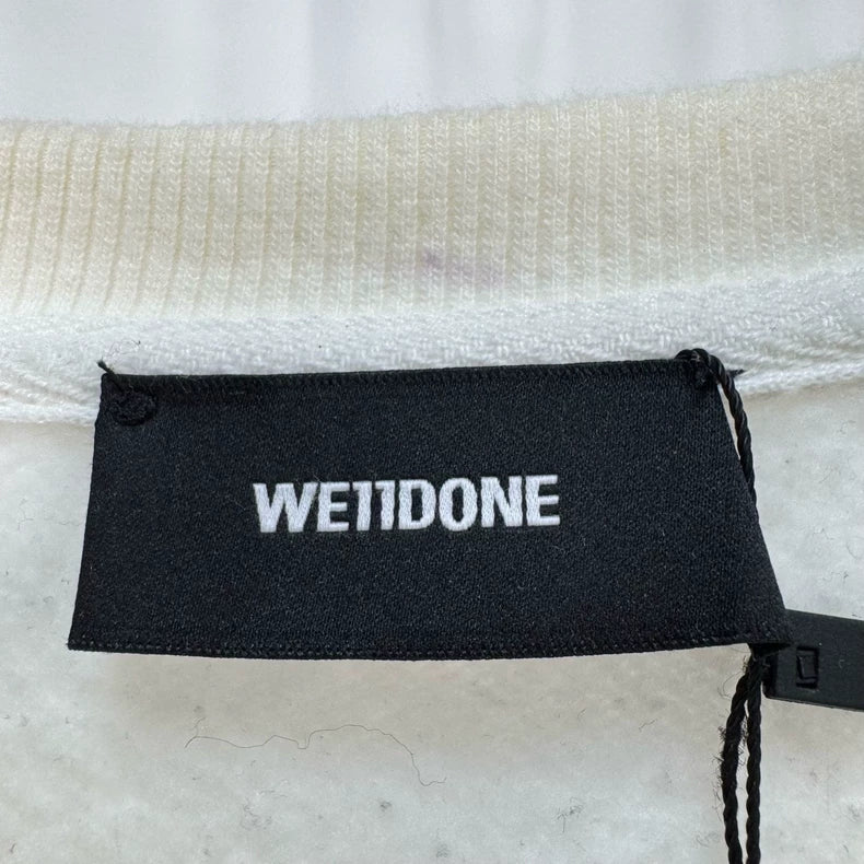 We11done Printed Letter Sweatshirt-yf
