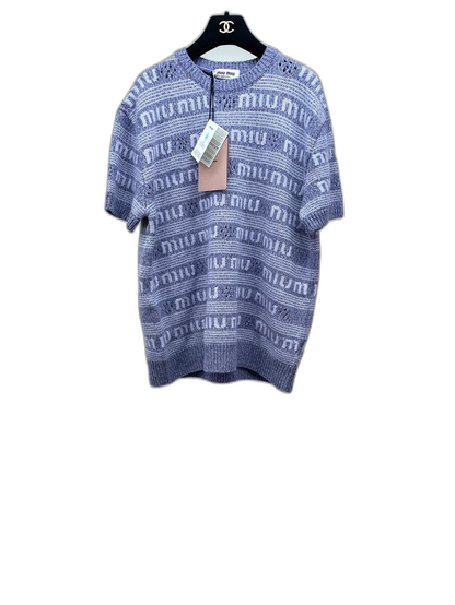 miumiu Short Sleeve Sweater for Spring