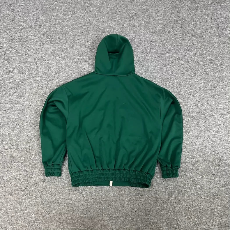 Celine Logo Striped Hooded Jacket