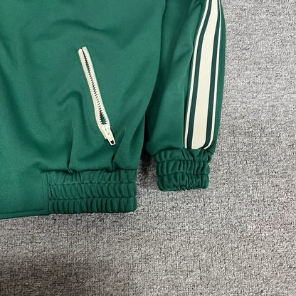 Celine Logo Striped Hooded Jacket